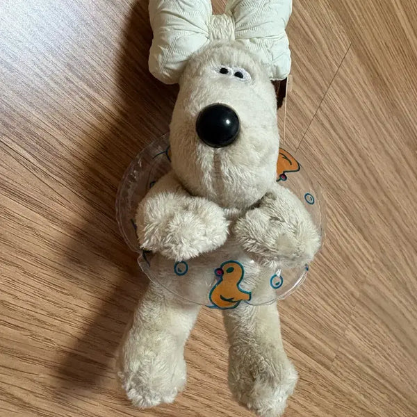 [BUNJANG] Gromit Plush Keychain / 그로밋 인형 키링 (택 있음)