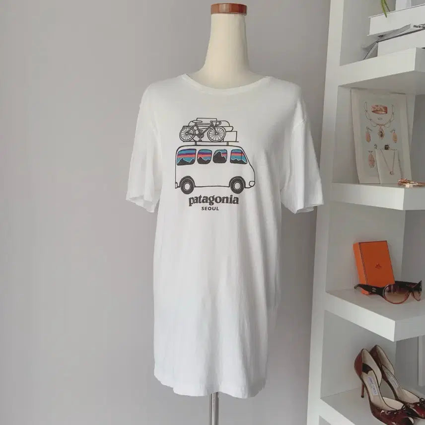 [BUNJANG] Patagonia Seoul Band Graphic Organic Cotton Short Sleeve T-Shirt / [55] 파타고니아 반팔 티셔츠