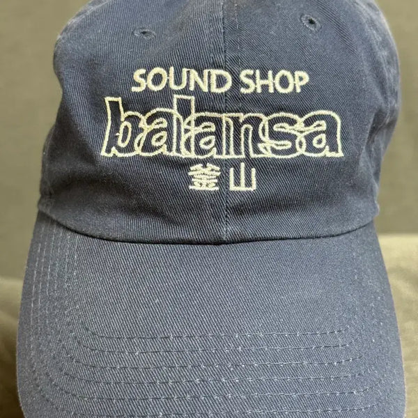 [BUNJANG] Balansa Navy Embroidered Ball Cap / balansa 발란사 볼캡 네이비
