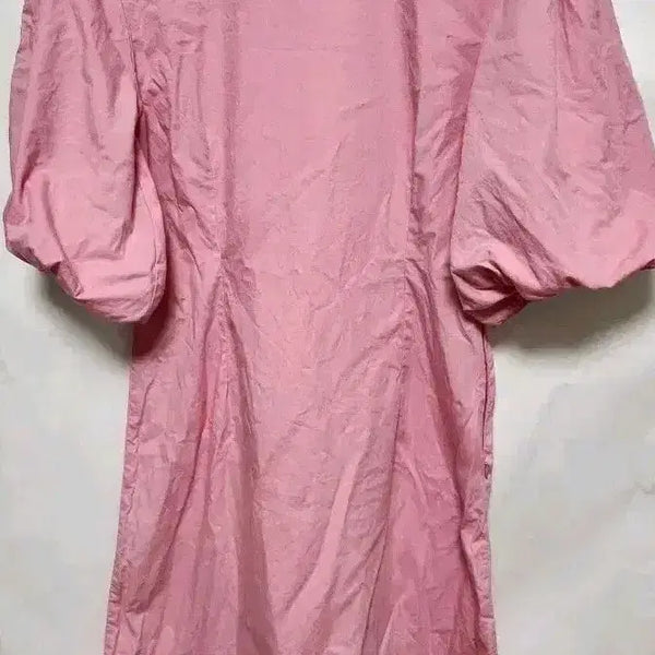 [BUNJANG] Vero Moda Puff Sleeve Midi Dress Pink Size S / 베로모다 퍼프 핑크 원피스 S