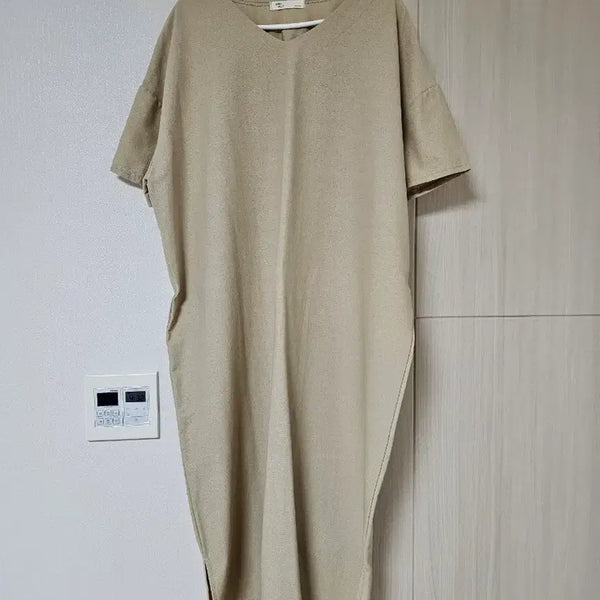 [BUNJANG] Women's V-Neck Linen Dress / 여성 브이넥 린넨 원피스