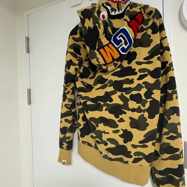 [BUNJANG] BAPE Shark Full Zip Hoodie / 베이프 샤크후드집업 판매 교신 100%정품