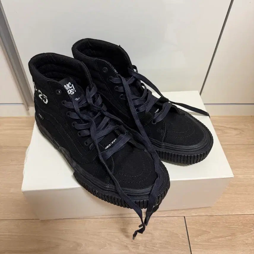[BUNJANG] Vans x OAMC x WTAPS OTW Sk8-Hi GL Lug Black / 반스 x OAMC x 더블탭스 OTW 스케이트 하이 GL 러그 블랙