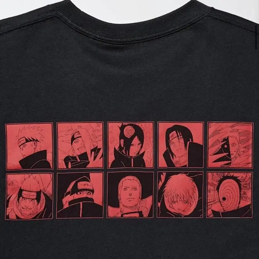 [BUNJANG] Uniqlo Naruto Akatsuki Short Sleeve T-Shirt (Size S) / s사이즈) UT/ UNIQLO 유니클로 나루토 반팔티 티셔츠 아카츠키