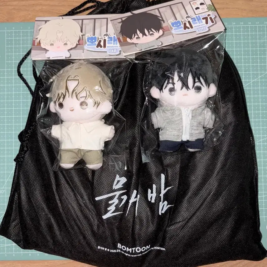 [BUNJANG] Yeo Taeju Mousepad Photocard Set & Yeo Taeju Kim Euihyun Plush Doll Bundle Set / 일괄) 물밤 물가의 밤 여태주 마우스패드 포카 세트&여태주 김의현 뽀시래기 인형/ 봄툰 미개봉 팝업