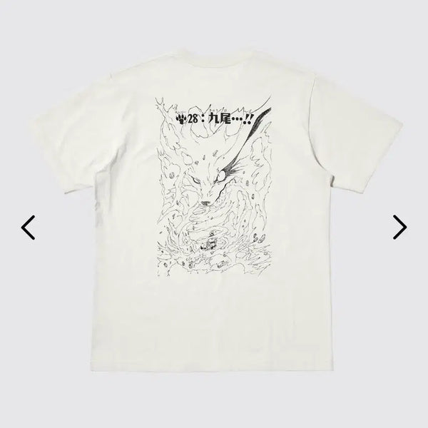 [BUNJANG] Uniqlo Naruto Kurama Short Sleeve T-Shirt / s사이즈 UT/ UNIQLO 유니클로 나루토 반팔티 티셔츠 쿠라마 구미