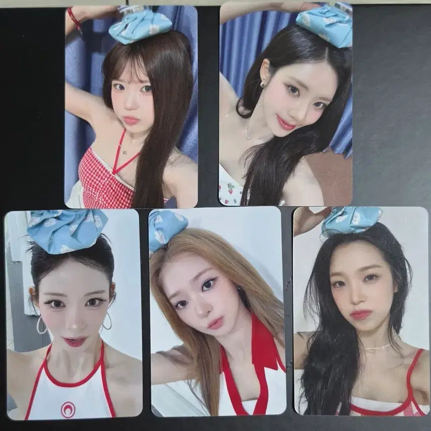 [BUNJANG] fromis_9 Glow ME Vitamin Version Apple Music Pre-order POB Photocard 5 Types Bundle Set / 프로미스나인 Glow ME 비타민버전 애플뮤직 프리오더 특전 포토카드 5종 일괄
