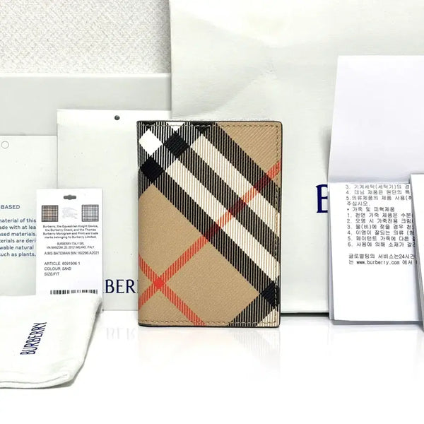 [BUNJANG] Burberry Vintage Check Card Holder / 버버리 빈티지 체크 카드지갑