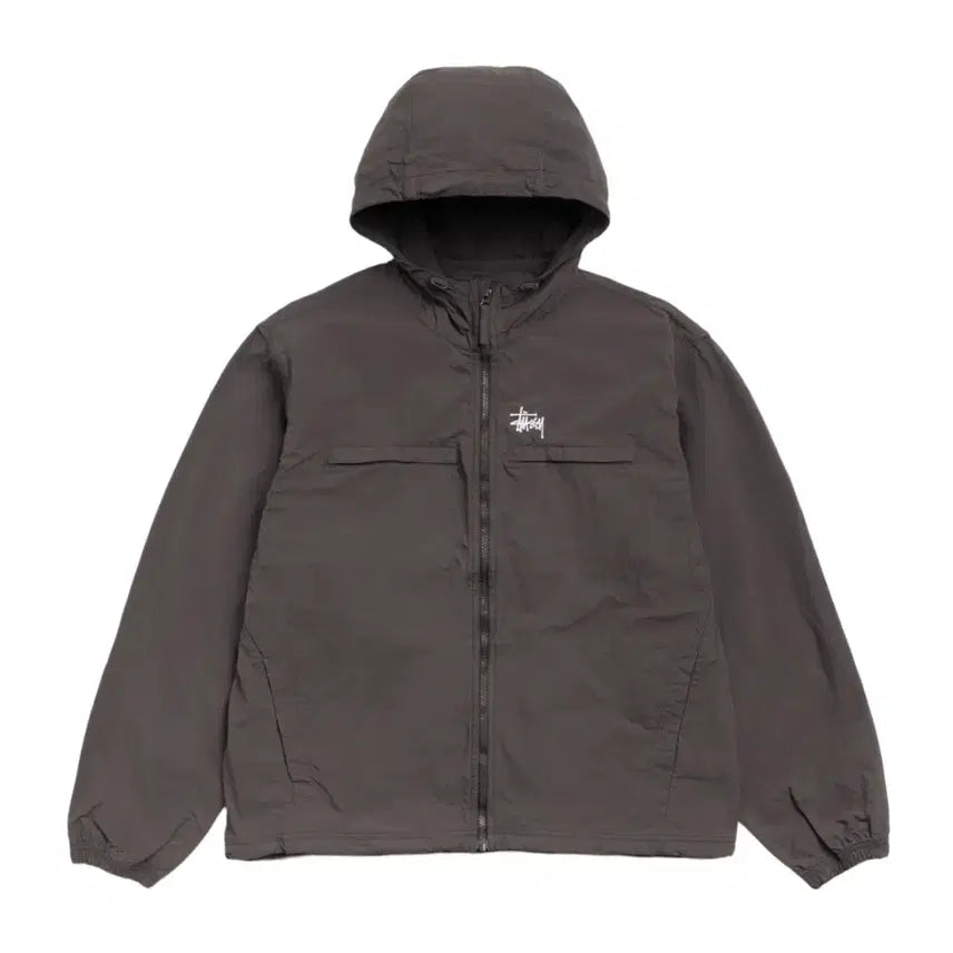 [BUNJANG] Stussy Lightweight Hooded Jacket Brown / [XL] 스투시 라이트웨이트 후드 자켓 브라운