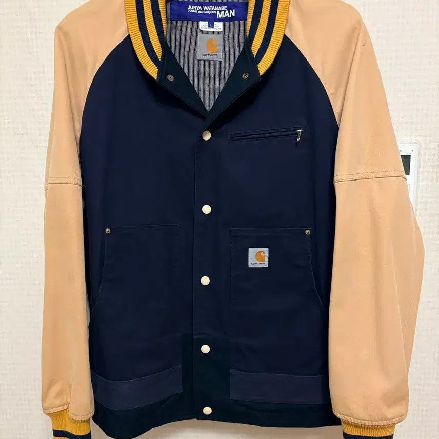 [BUNJANG] Junya Watanabe x Carhartt 18ss Varsity Work Jacket / [L] 18ss 칼하트 X 준야와타나베 바시티 워크 자켓