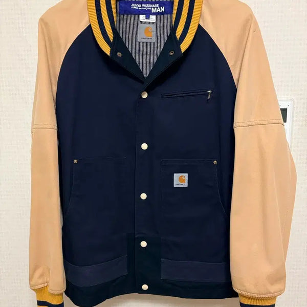 [BUNJANG] Junya Watanabe x Carhartt 18ss Varsity Work Jacket / [L] 18ss 칼하트 X 준야와타나베 바시티 워크 자켓