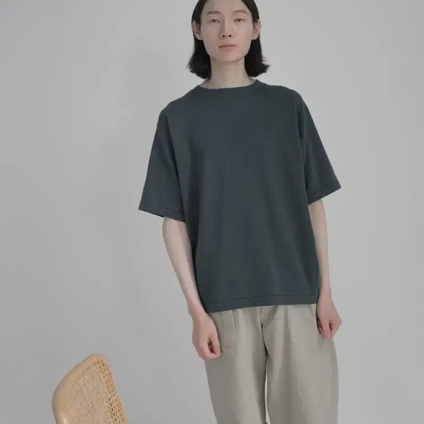 [BUNJANG] Auralee Super High Gauge Supima Cotton Sweatshirt T-Shirt / 오라리 슈퍼 하이 게이지 냅드 스웻 티