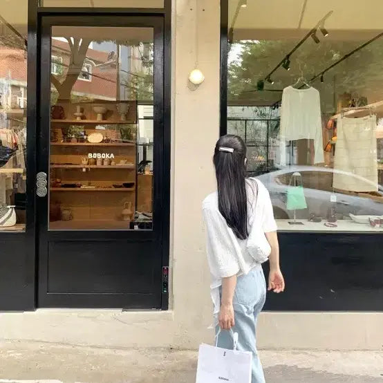 [BUNJANG] La Fleur Mute Denim M New / 라플리에 뮤트 데님 m 새상품