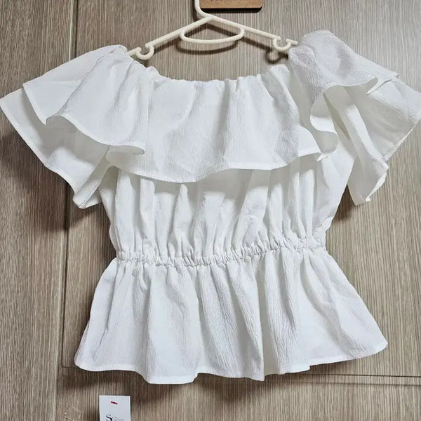[BUNJANG] Lovely White Blouse / 러블리 화이트블라우스(택달린새거) 저렴하게