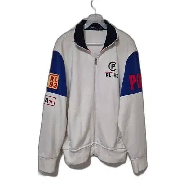 [BUNJANG] Polo Ralph Lauren Patch Marking Track Top Full Zip Jersey Jacket (Men's 95) / 폴로랄프로렌 정품 패치 마킹 남자 춘추용 남성 트랙탑 집업 저지자켓95