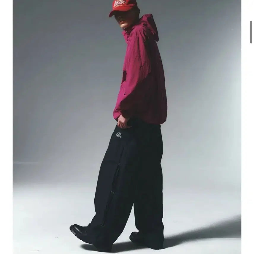[BUNJANG] Travel Side Snap Track Pants Black / 트래블 사이드 스냅 트랙팬츠 블랙
