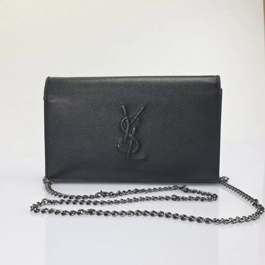 [BUNJANG] Saint Laurent Bellechasse Flap Chain Wallet / 생로랑 벨드쥬르 플랩 체인 월렛