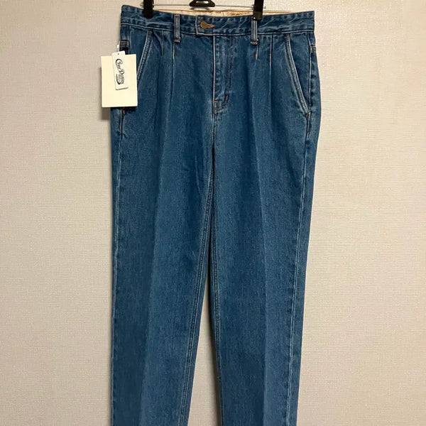 [BUNJANG] Renacts Tailored Regular Two-Tuck Denim Pants MBLUE / (새상품) 리넥츠 데님