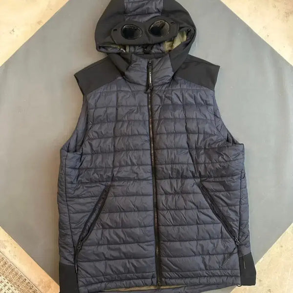 [BUNJANG] CP Company Goggle Hood Padded Vest Size 56 / CP 컴퍼니 고글후드 패딩조끼 size56