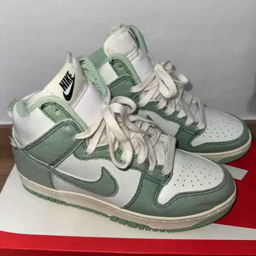 [BUNJANG] Nike Dunk High Enamel Green / 나이키 덩크 하이 에나멜 그린