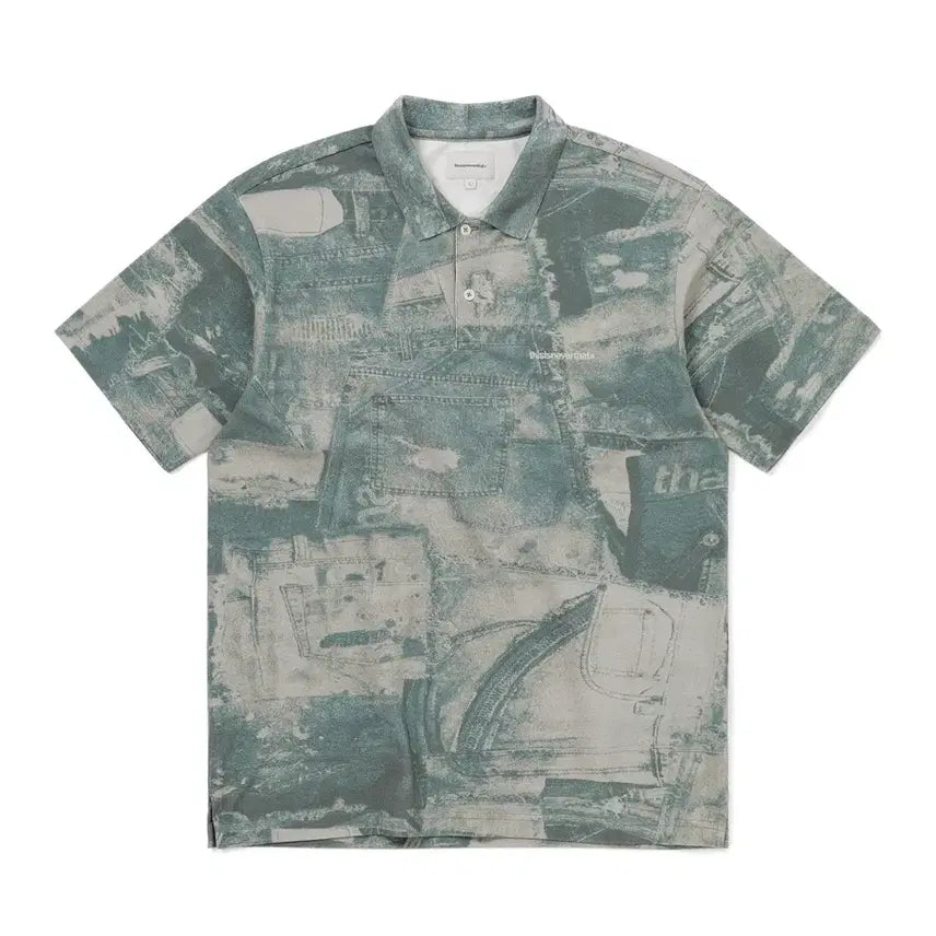 [BUNJANG] Thisisneverthat Polo Collar Short-Sleeve T-Shirt (Size S, New) / 디스이즈네버댓 폴로 카라 반팔티(S)(새 상품)