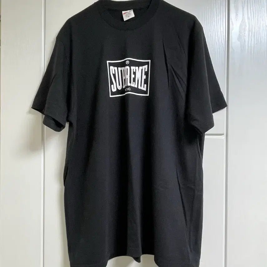 [BUNJANG] Supreme Warm-up T-Shirt Black / 슈프림 웜업 반팔 티셔츠 / 블랙