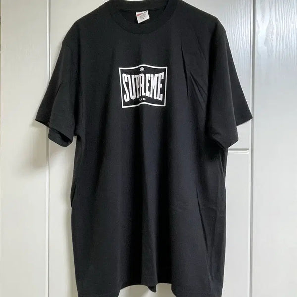 [BUNJANG] Supreme Warm-up T-Shirt Black / 슈프림 웜업 반팔 티셔츠 / 블랙