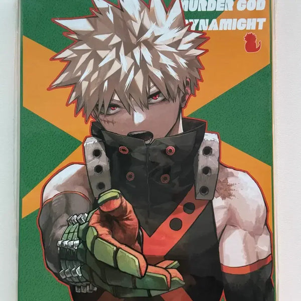 [BUNJANG] My Hero Academia (Boku no Hero Academia) Original Art Exhibition Bakugo Katsuki Memory Badge & Acrylic Set (Sealed) / 미개봉) 나히아 히로아카 원화전 바쿠고 카츠키 메모리 뱃지 아크릴 세트