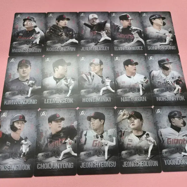 [BUNJANG] Lotte Giants Photocard Bundle Set / 롯데자이언츠 포카 15장 일괄