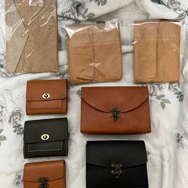 [BUNJANG] MyBessong (BessongGguggu) Vintage Leather Pouch Bundle Set / 빈티지 가죽 파우치 일괄 판매(마이베쏭/베쏭꾸꾸)