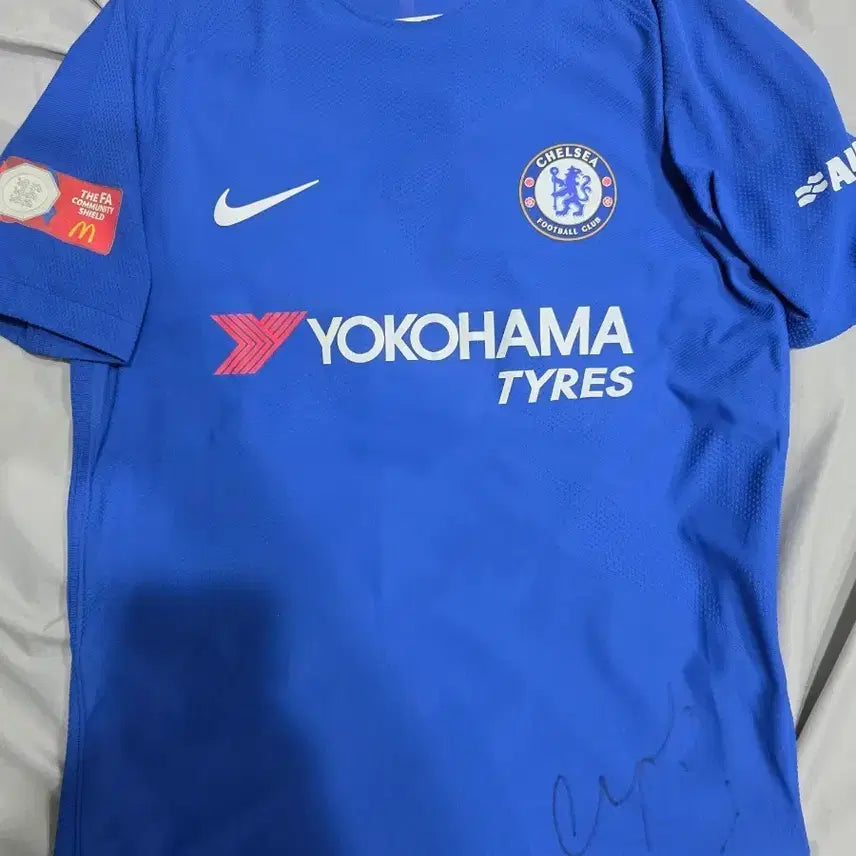 [BUNJANG] Alvaro Morata Signed 2017-2018 Chelsea Authentic Jersey / 17-18 첼시 어센틱 모라타마킹 아스피싸인