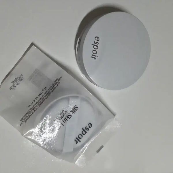[BUNJANG] Espoir Silk Skin Layer Cushion SPF 30 PA++ (22 Petal) - Used Case with Unsealed Cushion & New Refill / 에스쁘아 실크 스킨 레이어 쿠션_22 페탈