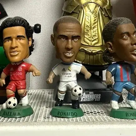 [BUNJANG] Soccer Player Bobblehead Figurines Set of 7 / 바블헤드 축구선수 피규어 7종 일괄