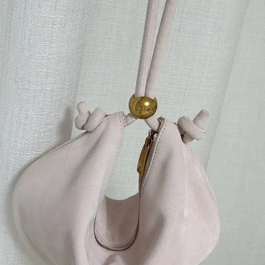 [BUNJANG] Bottega Veneta Pink Suede Candy Bag / 급처//보테가베네타 핑크 스웨이드 캔디백