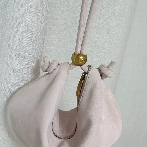 [BUNJANG] Bottega Veneta Pink Suede Candy Bag / 급처//보테가베네타 핑크 스웨이드 캔디백