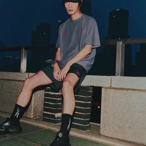 [BUNJANG] Reebok x Ostrye Performance Shorts - Deep Charcoal XL / 리복x오스트리야 퍼포먼스 쇼츠 - 딥 차콜 XL