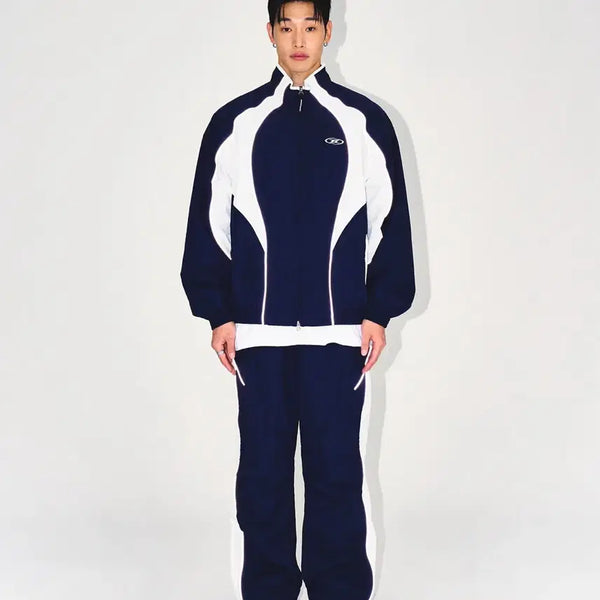 [BUNJANG] Born to Win Nylon Jacket Pants Setup Navy Size 1 / 본투윈 나일론 자켓 펜츠 셋업 네이비 1사이즈