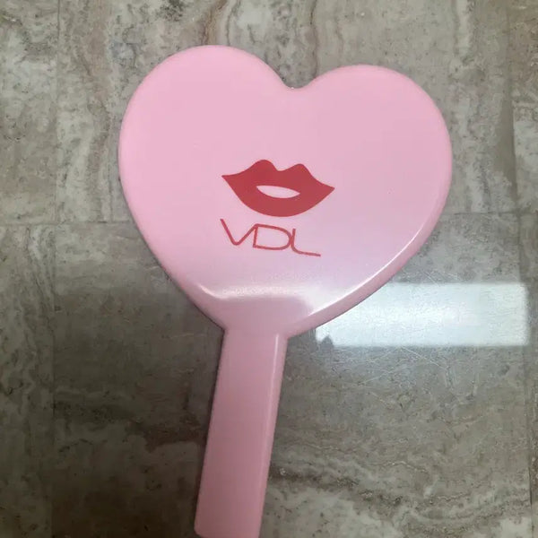 [BUNJANG] VDL Heart Hand Mirror Pink / (새상품) VDL 하트 손거울 핑크
