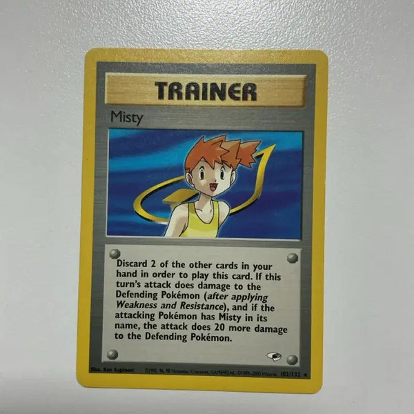 [BUNJANG] Pokemon Misty Trainer 1999 North America Edition / 포켓몬카드 이슬이 트레이너 1999년 북미판
