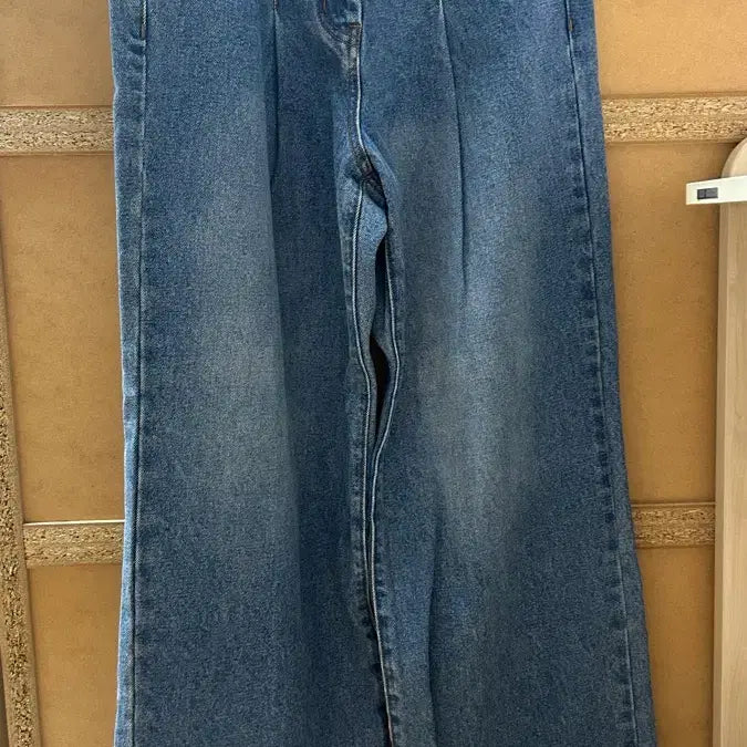 [BUNJANG] Wide Fit Medium Wash Denim Pants / 완전와이드 중청데님
