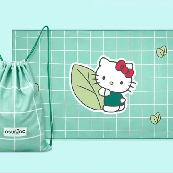 [BUNJANG] Osulloc x Hello Kitty Beach Towel & Bag Set / 오설록 헬로키티 비치타올 + 가방 세트