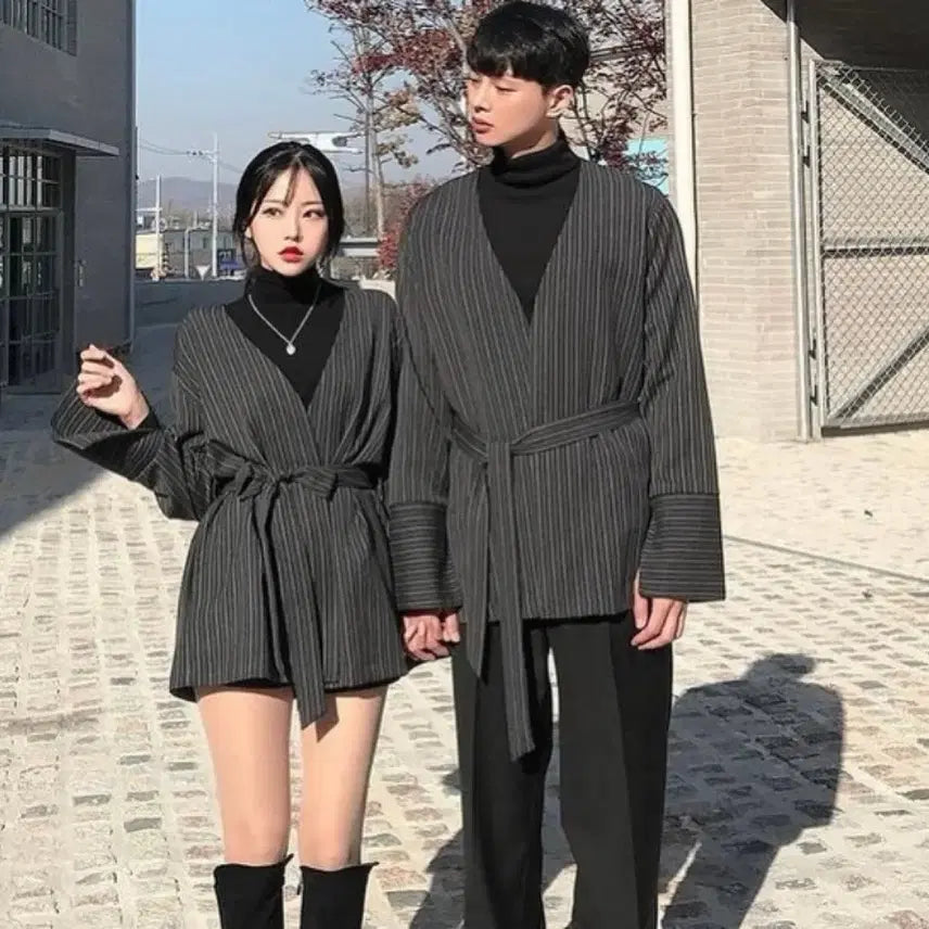 [BUNJANG] Striped Blouse Jacket / 스트라이프 블라우스 자켓