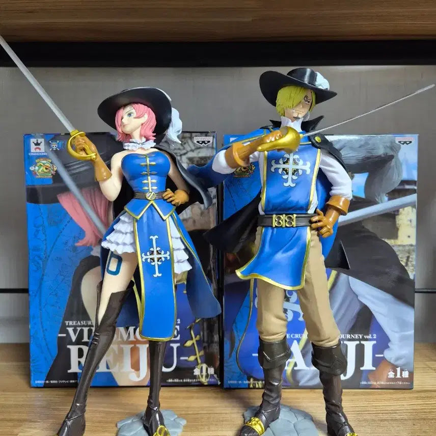 [BUNJANG] One Piece Sanji & Reiju Figure Bundle Set / 원피스 피규어 상디, 레이쥬 일괄판매
