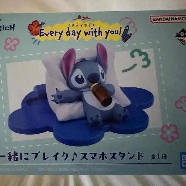 [BUNJANG] Disney Stitch Smartphone Stand (Every day with you! C Prize) / 이치방쿠지 스티치 Every day with you! C상 스마트폰 거치대