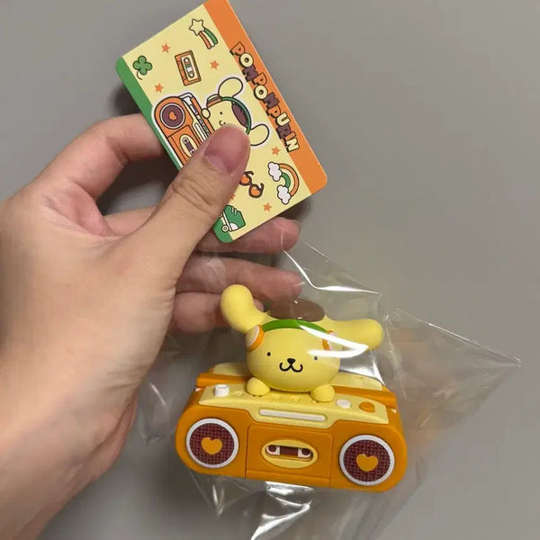 [BUNJANG] Sanrio Pompompurin Radio Gacha Keyring / 정리중)) 산리오 폼폼푸린 라디오 키링 가챠 새제품