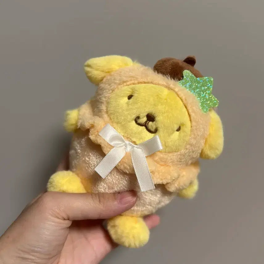 [BUNJANG] Sanrio Pompompurin Plush Keychain Mascot / 정리중)) 폼폼푸린 인형 키링 마스코트