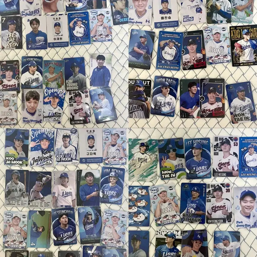 [BUNJANG] Samsung Lions Baseball Team Player Photocards Bundle / 삼성라이온즈 삼성 포토카드 포카 이재현 김영웅 배찬승 원태인 구자욱 이호성