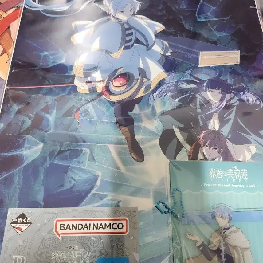 [BUNJANG] Frieren: Beyond Journey's End Metallic Visual Sheet (B Prize) & Himmel Keyring Set / 장송의 프리렌 메탈릭 비주얼 시트 B상 & 힘멜키링