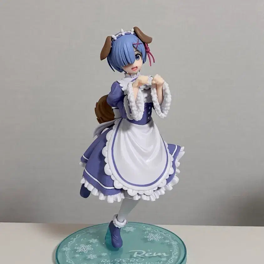 [BUNJANG] Re:Zero Rem Dog Maid Figure / 리제로 강아지 메이드 렘 미소녀 피규어