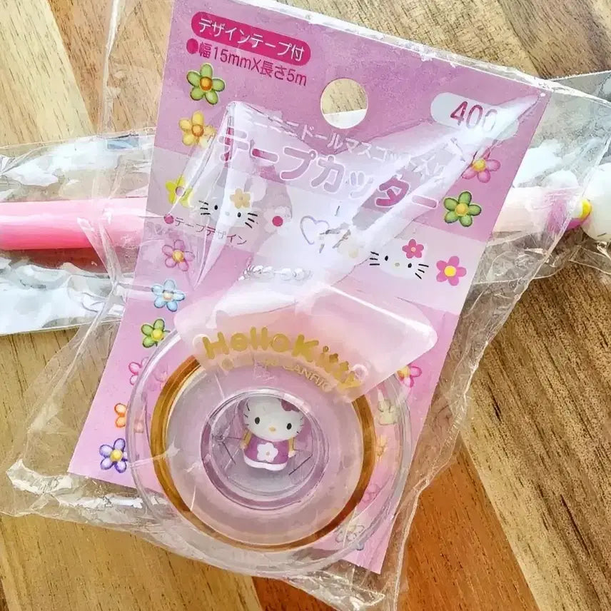 [BUNJANG] Hello Kitty Hana Tape Cutter / 헬로키티 테이프, 카오하나 키티 테이프 커터, 키티 테이프커터